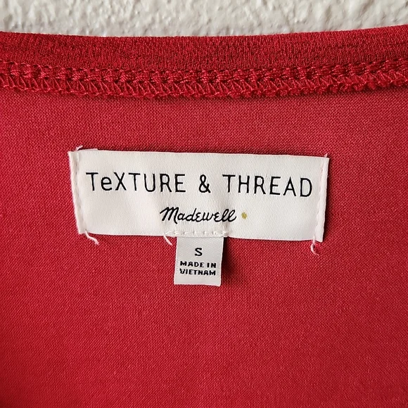 Madewell Texture & Thread Crepe Wrap Top Size S - Picture 2 of 12